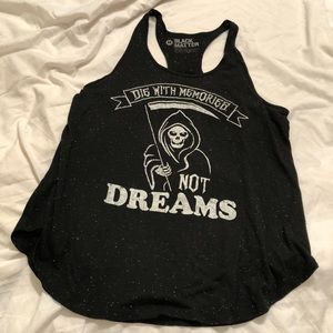 Reaper goth tank from Hot Topic